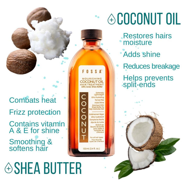 Nourishing Coconut Oil Hair Treatment with Shea Butter - 100ml
